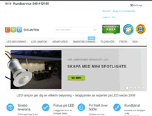 Tablet Screenshot of ledgiganten.se